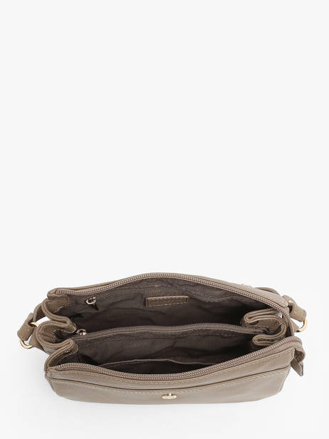 Cross Body Tas Luna Leder Hexagona Bruin luna 6820086 ander zicht 3